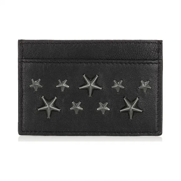 Jimmychoo/吉米周 黑色星星骑自行车的设计师名片夹 J000044842001