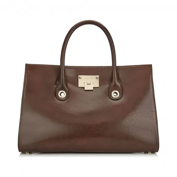 Jimmychoo/吉米周 Canyon天然植物色皮革手提袋 j000049191001