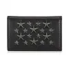 Jimmychoo/吉米周 设计师黑色星星皮革卡夹 j000049429001