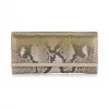 Jimmychoo/吉米周 天然和金色金属降解Python配件手拿包 j000056249001