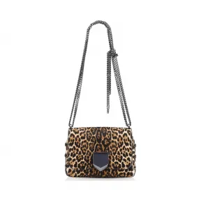 Jimmychoo/吉米周 天然豹纹小马挎包 j000064454001