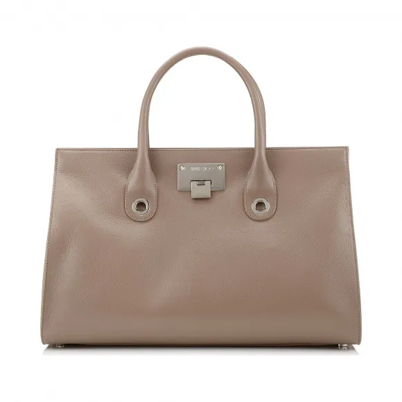 Jimmychoo/吉米周 轻质摩卡柔软粒面山羊皮手提袋 j000068155001