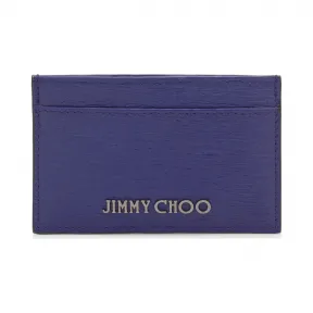 Jimmychoo/吉米周 酸性蓝树皮印花皮革卡夹 j000068426001