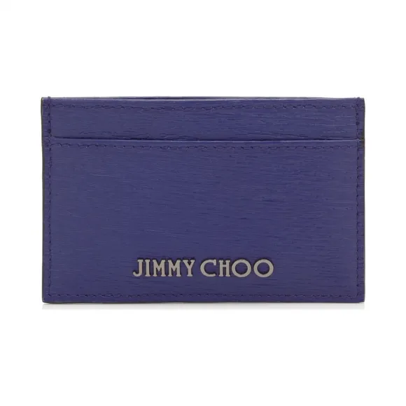 Jimmychoo/吉米周 酸性蓝树皮印花皮革卡夹 j000068426001