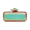 Jimmychoo/吉米周 多结金属全息手包，配搭扣 j000075303001