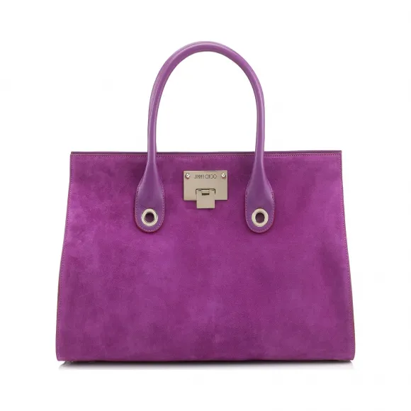 Jimmychoo/吉米周 Madeline麂皮手提袋 j000077036001