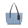 Jimmychoo/吉米周 浅色Jean Bicolour牛仔布混搭手提袋 j000084597001