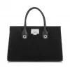 Jimmychoo/吉米周 黑色和Cosmos麂皮手提袋 j000086253001