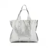 Jimmychoo/吉米周 铂金金属粒面皮革手提袋 J000088025001