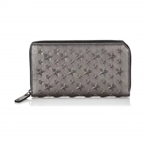 Jimmychoo/吉米周 压花星星古铜色金属纳帕钱包 J000090089001