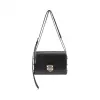 Jimmychoo/吉米周 黑色复古蚀刻金属Spazzolato单肩包，铺有水晶锁 J000094429001
