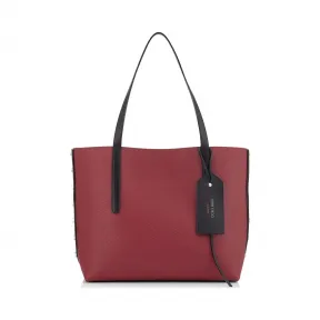 Jimmychoo/吉米周 Vino和黑色粒状小牛皮手提袋 J000094708001