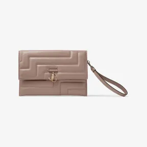 Jimmychoo/吉米周 JC SQUARE ENVELOPE荷包-芭蕾粉色绗缝荷包 JCSQUAREENVELOPENBA112449