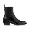 Jimmychoo/吉米周 黑色牛皮牛仔靴  JESSEFXXC010003