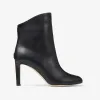 Jimmychoo/吉米周 KARTER AB 85踝靴-黑色小牛皮踝靴 KARTERAB85CLF010003