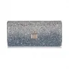 Jimmychoo/吉米周 银色暗蓝色火焰闪粉面料迷你包  LILIABRE0C6079