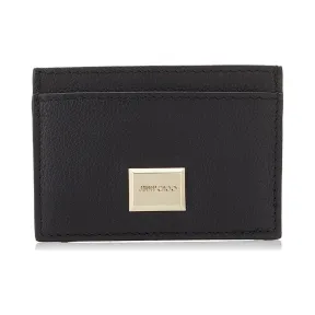 Jimmychoo/吉米周 黑色粒面牛皮皮卡夹  MADDIEGFH010003