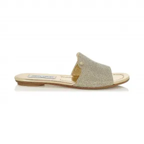 Jimmychoo/吉米周 La脚金葱拖鞋 NANDALAGOO0022