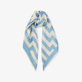 Jimmychoo/吉米周 烟青色 Avenue 印花真丝方巾-RETA-2023沙滩系列 RETAS821043506