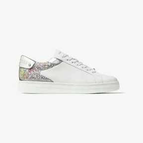 Jimmychoo/吉米周 ROME/F运动鞋-白色皮革拼闪粉面料低帮运动鞋 ROMEFJLS0C9796