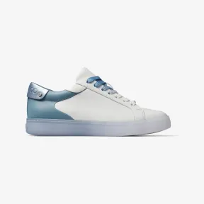 Jimmychoo/吉米周 ROME/F | 白色拼烟青色皮革低帮运动鞋 ROMEFQYE043545