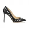 Jimmychoo/吉米周 黑色Nappa尖头无烟鞋高跟鞋 ROMY100NWU000163