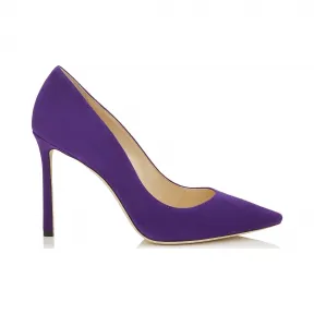 Jimmychoo/吉米周 Iris绒面尖头高跟鞋 ROMY100SUE050222