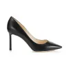 Jimmychoo/吉米周 黑色Kid皮革尖头浅口鞋 ROMY85KID010003