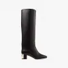 Jimmychoo/吉米周 RYDEA45-黑色及膝靴 RYDEA45NAP010003