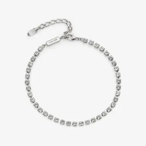 Jimmychoo/吉米周 SAEDA ANKLET脚链-水晶饰银色金属脚链 SAEDAANKLETXYD0C5301