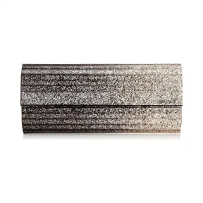 Jimmychoo/吉米周 黑色、香槟色渐变闪粉亚克力手拿包  SWEETIEDGA000058