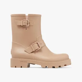 Jimmychoo/吉米周 YAELFLAT-驼色可生物降解橡胶雨靴 YAELFLATZPX026034