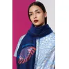 凯卓/Kenzo 深蓝色 围巾 F758EU740JED.77.TU