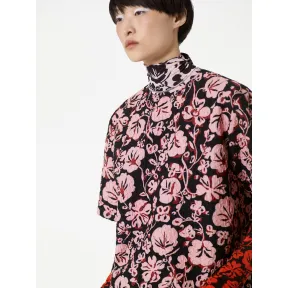 凯卓/Kenzo 女士 淡粉色 马球衫 -花叶-顶 F762TO07655H.34.34