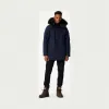 凯卓/Kenzo 男士 海军蓝 大衣 长款皮大衣 F765OU2611NK.76.L
