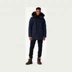凯卓/Kenzo 男士 海军蓝 大衣 长款皮大衣 F765OU2611NK.76.L