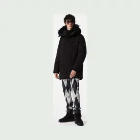 凯卓/Kenzo 男士 黑色 大衣 长款皮大衣 F765OU2611NK.99.L