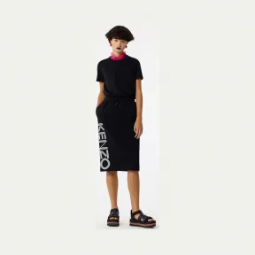 凯卓/Kenzo 黑色 裙子 徽标中长半身裙 F852JU763952.99.M