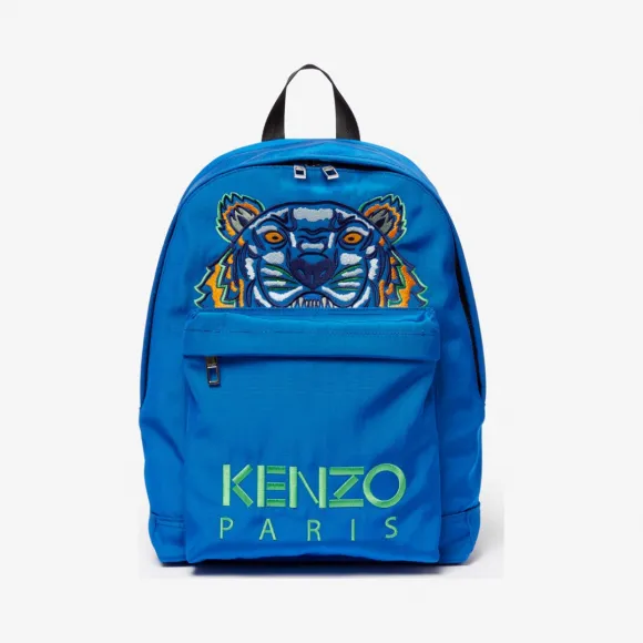 凯卓/Kenzo 蓝色 背包 大号老虎帆布背包 F855SF300F20.70.TU