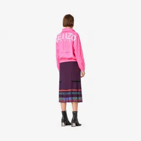 凯卓/Kenzo 深紫红色 长裙 徽标防风塞 F962BL080560.26.L
