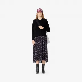 凯卓/Kenzo 黑色 裙子 百褶“激情花”裙 F962JU118521.99.34