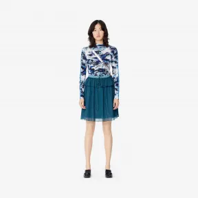 凯卓/Kenzo 深蓝色 裙子 假日胶囊流动裙 F962JU1355HA.73.34