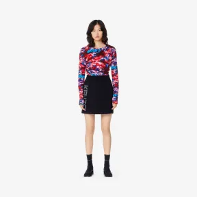 凯卓/Kenzo 黑色 裙子 徽标半身裙 F962JU779953.99A.L