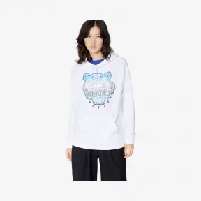 凯卓/Kenzo 白色 运动衫 Holiday Capsule连帽Tiger运动衫 F962SW7704X7.01.L