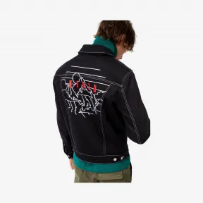 凯卓/Kenzo 男士 黑色 T恤 牛仔外套 F965BL5092ED.99.XS