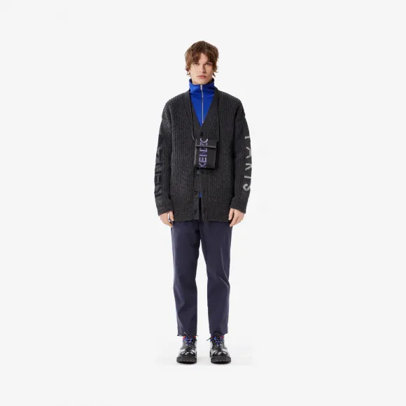 凯卓/Kenzo 男士 煤灰色 开襟衫 开襟衫 F965CA1003LE.98.L