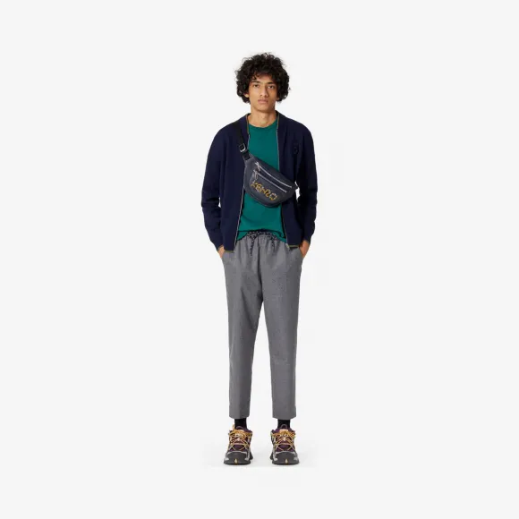 凯卓/Kenzo 海军蓝 开衫 老虎拉链开衫 F965CA1023AB.76.XL