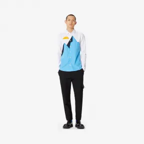 凯卓/Kenzo 白色 衬衫 修身“ Mountain”衬衫 F965CH2311FA.01.37