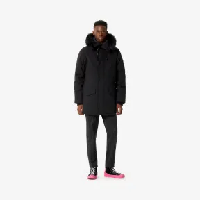 凯卓/Kenzo 黑色 羽绒服 长款连帽派克大衣 F965OU2611NK.99.L