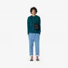 凯卓/Kenzo 松绿色 开衫 羊毛老虎跳线 F965PU2023AB.53.L